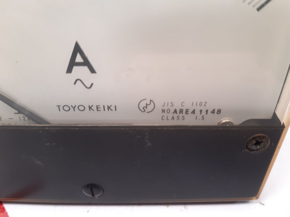 Toyo Keiki Acf-12Nb Ammeter 0-500A