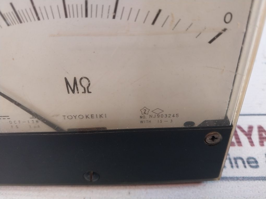 Toyo Keiki Dcf-12N Ohm Meter Nj903245