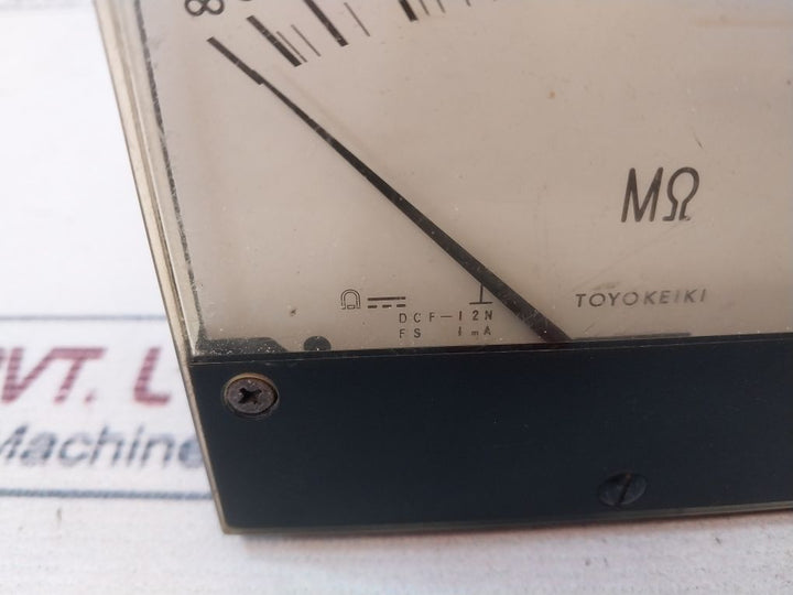 Toyo Keiki Dcf-12N Ohm Meter Nj903245