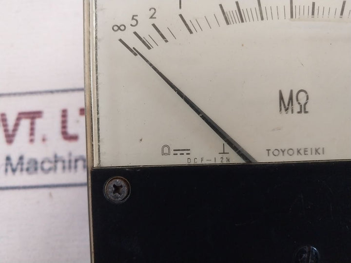 Toyo Keiki Dcf-12N Ohm Meter Nj903245