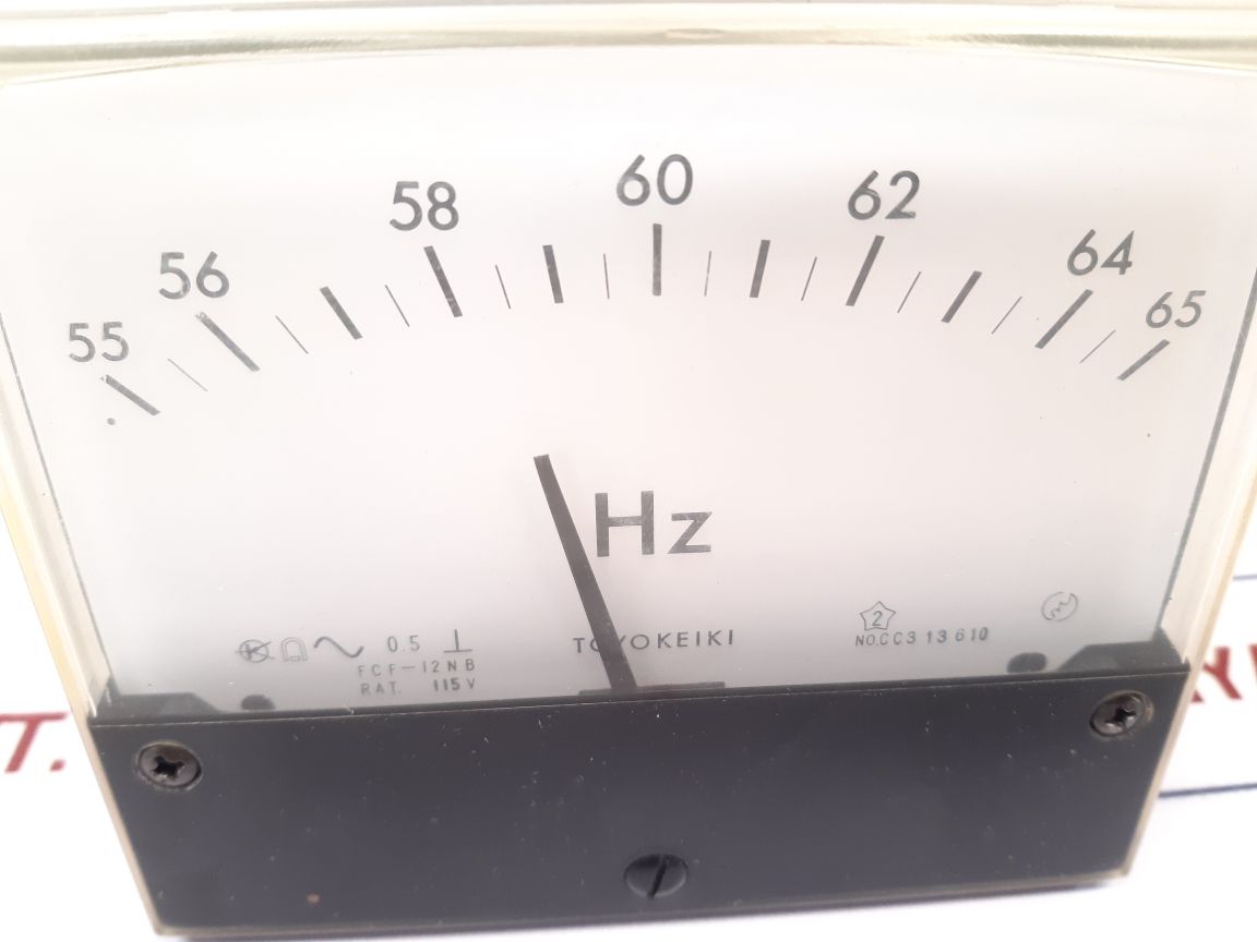 Toyo Keiki Fcf-12 Nb Meter