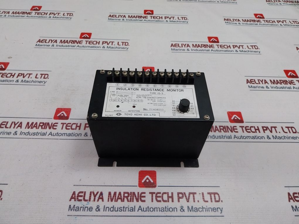 Toyo Keiki Is-3 Insulation Resistance Monitor 50/60Hz Ac 100-115V