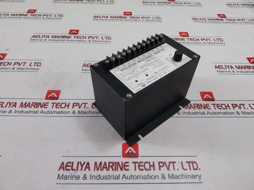 Toyo Keiki Is-3 Insulation Resistance Monitor 50/60Hz Ac 100-115V