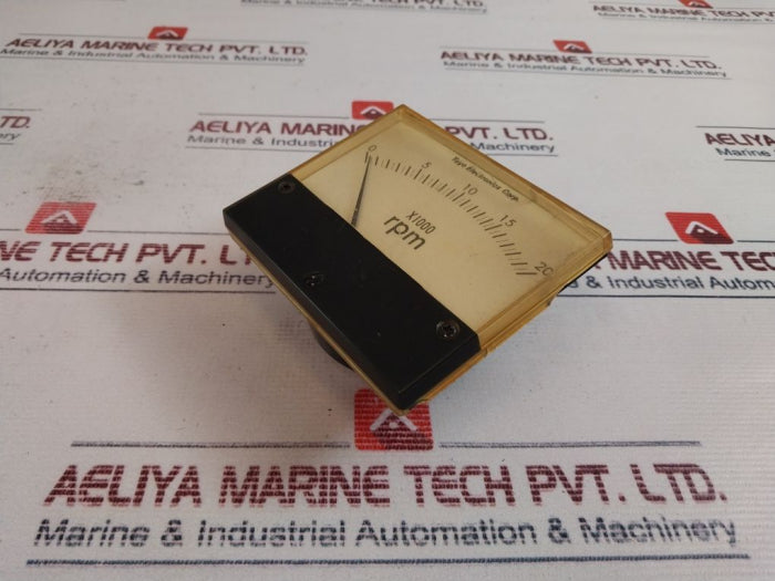 Toyo Keiki Jis C1102 X1000 Rpm Analog Panel Meter 0-20