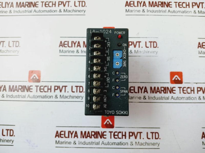Toyo Sokki La-1024 Load Cell Amplifier 24v 0.5a 500 Hz