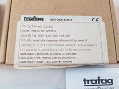 Trafag Picostat 9B4.3377 Pressure Switch 250V Ac 6(1)A