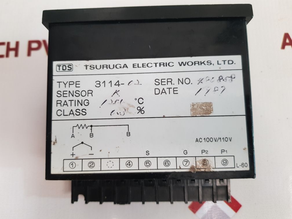 Tsuruga 3114 panel meter ac 100v/110v