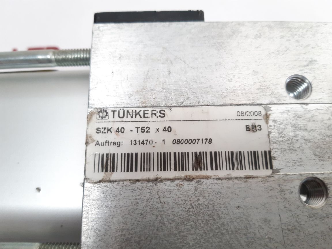 Tunkers Szk40-t52 X40 Linear Clamping Cylinder