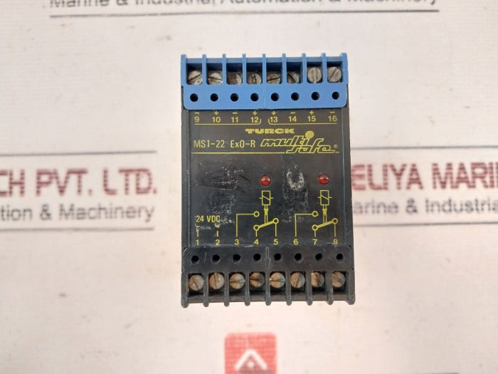 Turck Ms1-22 Ex0-r Multi Safe Switching Amplifier- Relay Dc 60V, 0.5A Ac250V, 4A