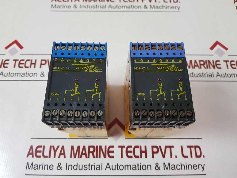 Turck Ms1-22 Ex Amplifier-relay 110 Vac Cps 50-60 Hz