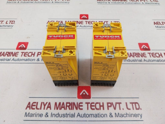 Turck Ms 25-10 Multi Safe Tachometer 220 Vac 4-20ma