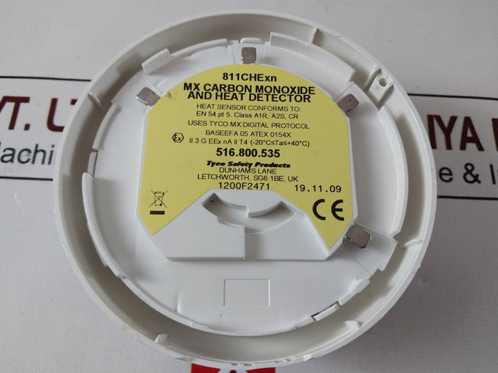 Tyco 811 Chexn Mx Carbon Monoxide And Heat Detector