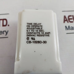 Tyco Electronics Cb-1028D-30 Time Delay On Operate Adjustable 10 Amp