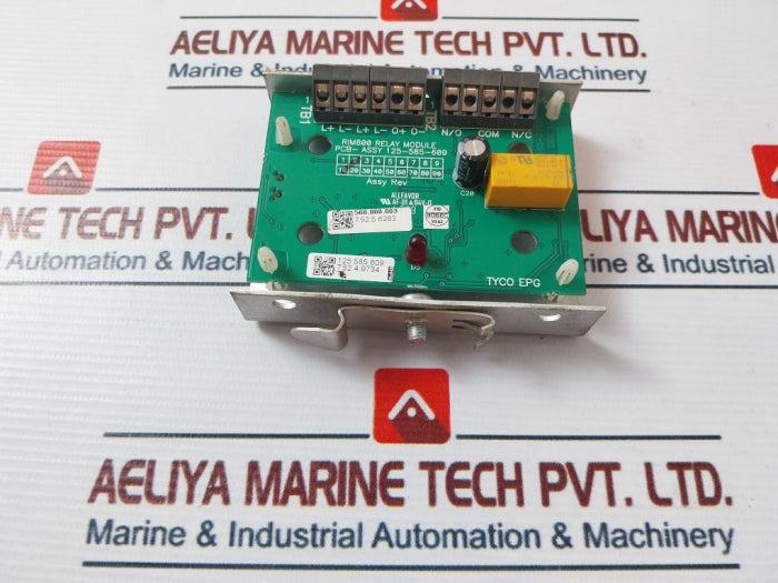 Tyco Epg Rim800 Interface Relay Module Pcb-assy 125-585-609