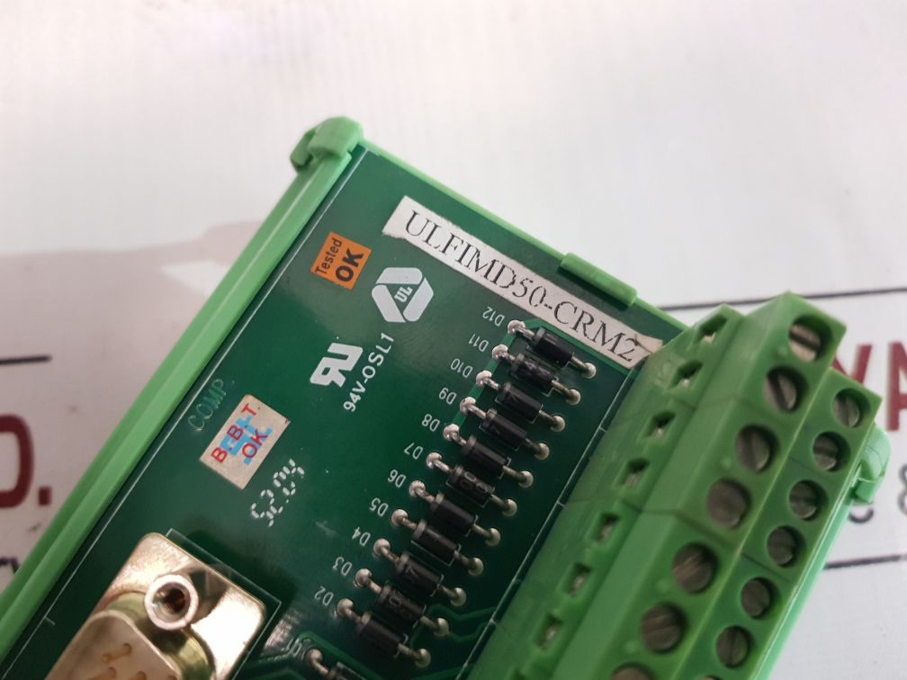 UL PC FIM D50-CRM2 Relay Module 94V-OSL1