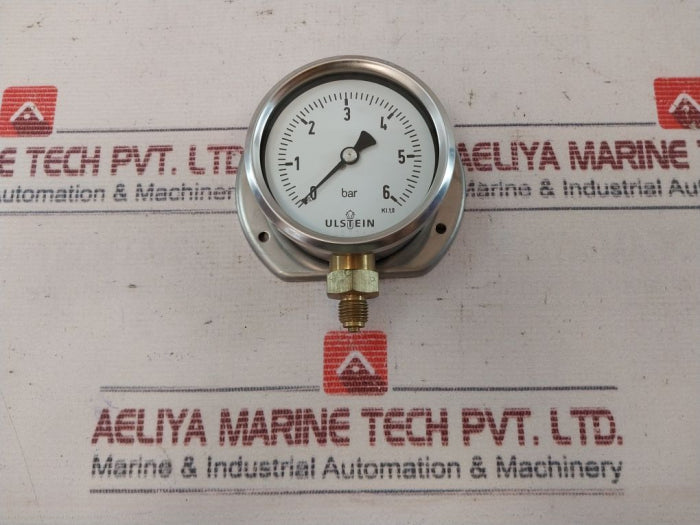 Ulstein 0-6 Bar Pressure Gauge 80 Mm Dia