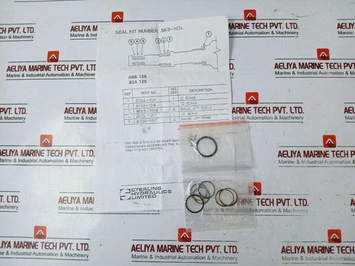Ulstein 95609 ‘O’ Ring Valve Repair Kit Sk3-0024