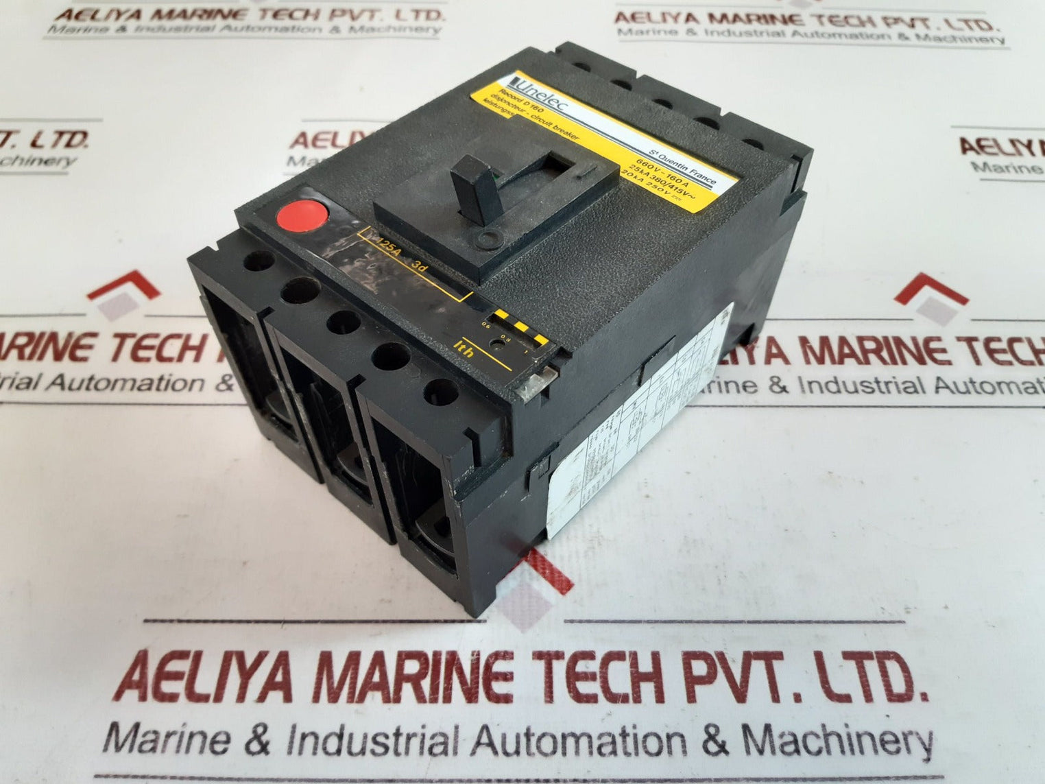 Unelec Record D 160 Moulded Case Circuit Breaker 660V 160A
