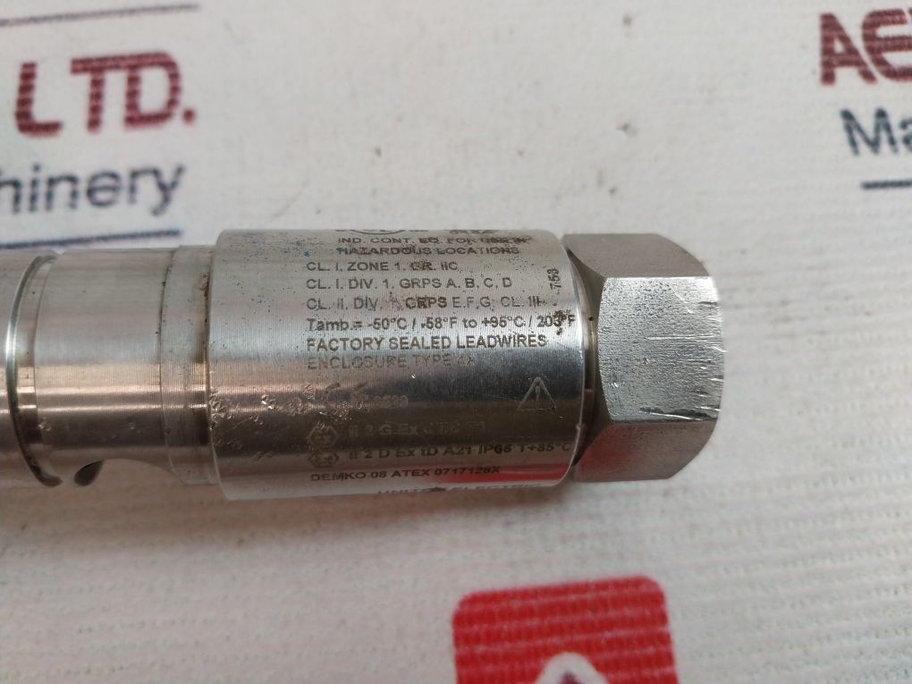 United Electric 12Shsn2A Pressure Switch 10 To 25Psi