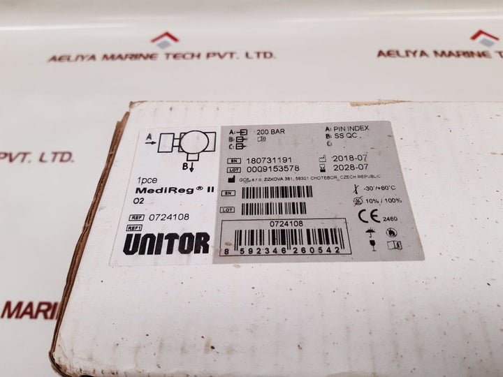 Unitor 0724108 Medireg Ii Gas Control Regulator - Aeliya Marine Tech