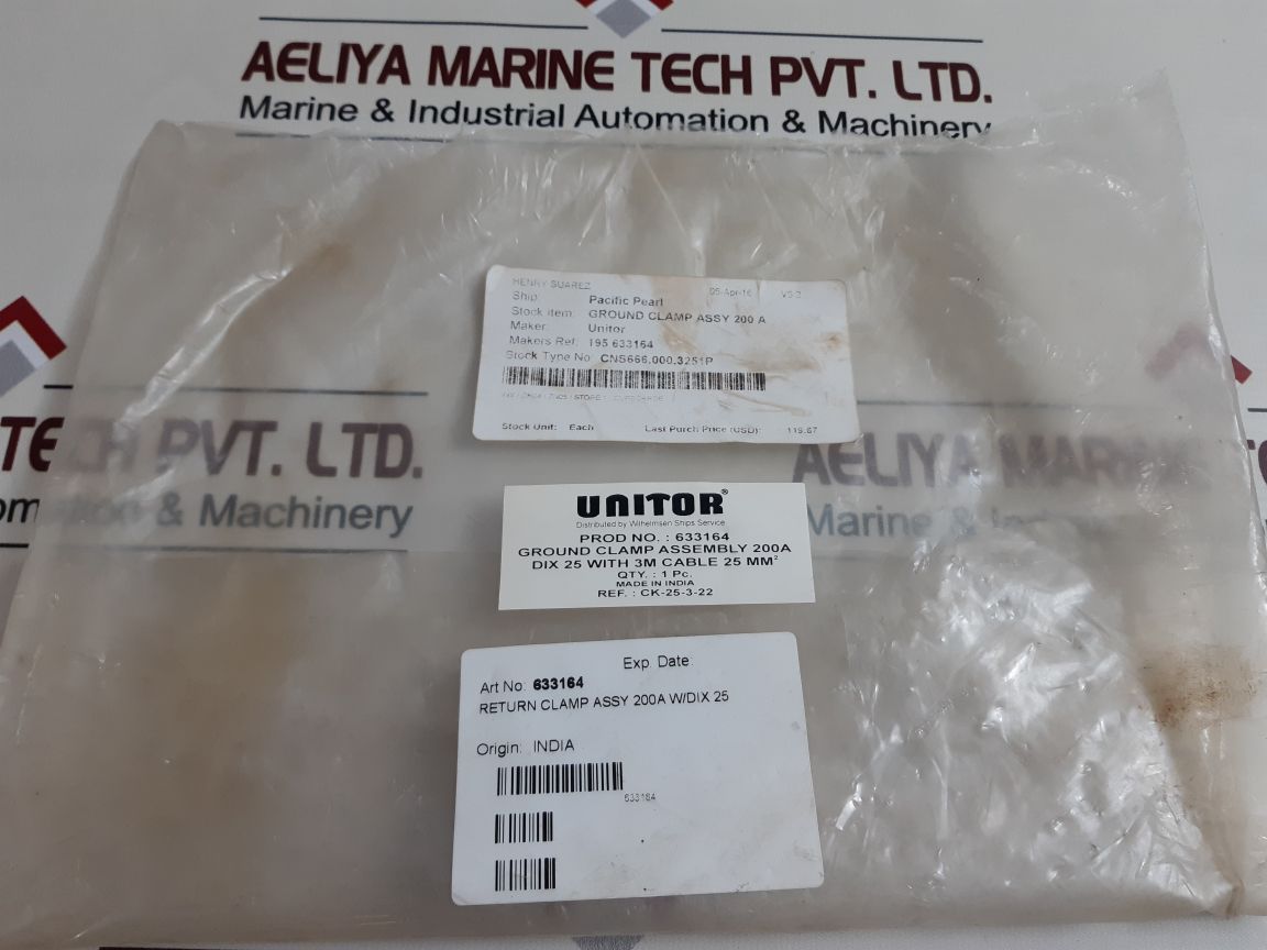 Unitor H01N2-d Welding Electrode Holder 25 Sq Mm With Plug