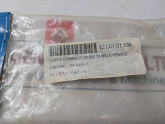 Unitor Ccd5070-mf Cable Connector Dix 70 Male/Female Set