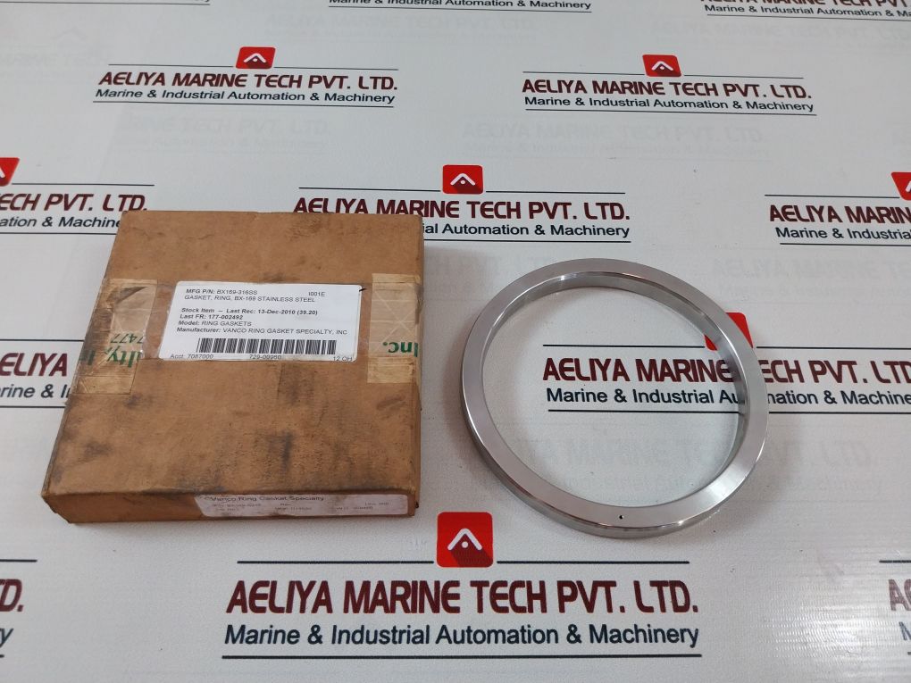 Vanco 6A0003 BX169-S316-4 Gasket Ring BX-169 Stainless Steel BX169-316SS
