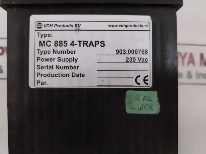 Vdh Mc 885 4-traps Thermostat 230 Vac