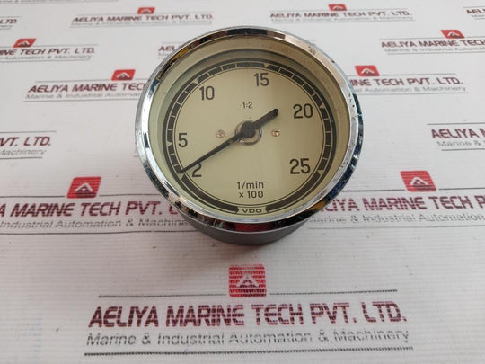 Vdo 2 – 25 1/Min X 100 Rpm Gauge