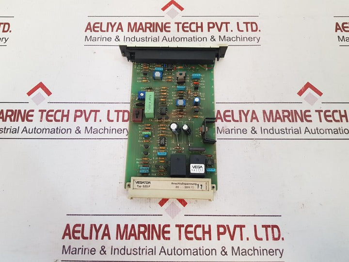 Vega Vegator 525F Rule Card