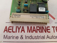 Vega Vegator 525F Rule Card