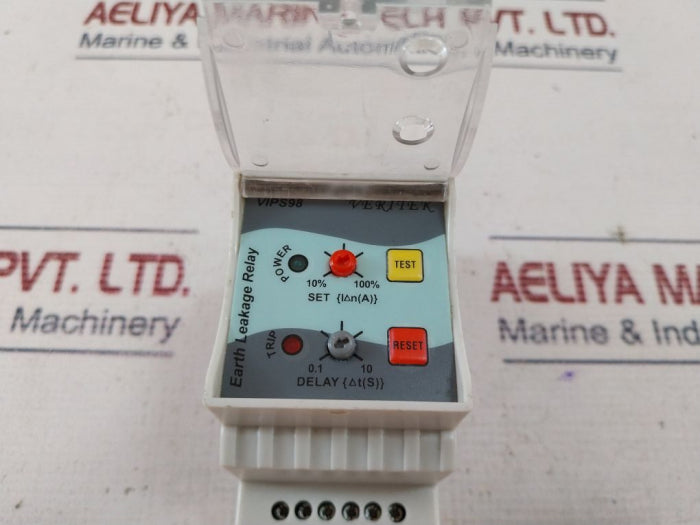 Veritek VIPS 98 Earth Leakage Relay 230V AC 50Hz