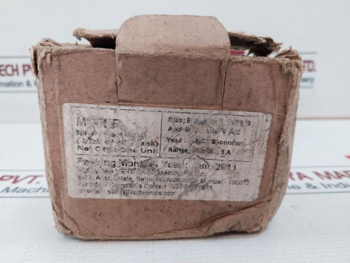 Veritek VIPS 98 Earth Leakage Relay 230V AC 50Hz