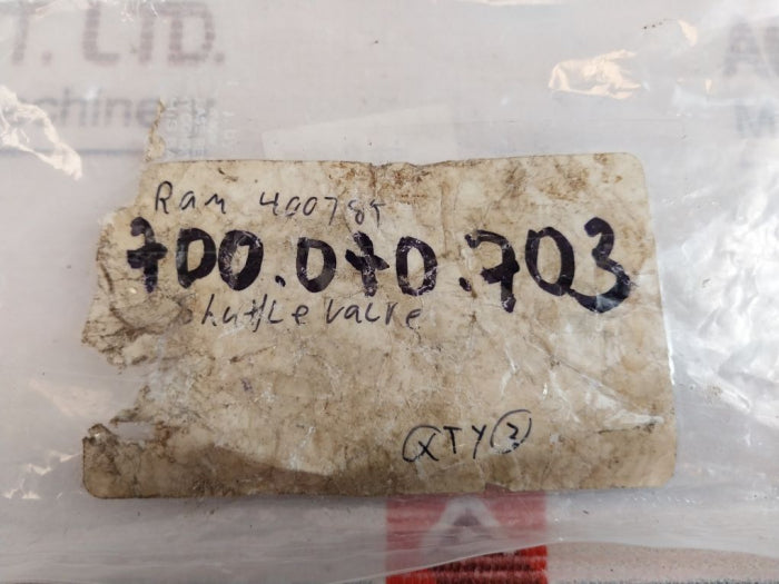 Versa 700.070.703 Shuttle Valve