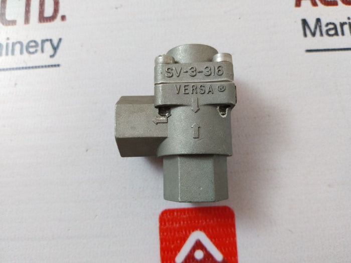 Versa Sv-3-316 3-way Air/hydraulic 1/4in Shuttle Valve 708920