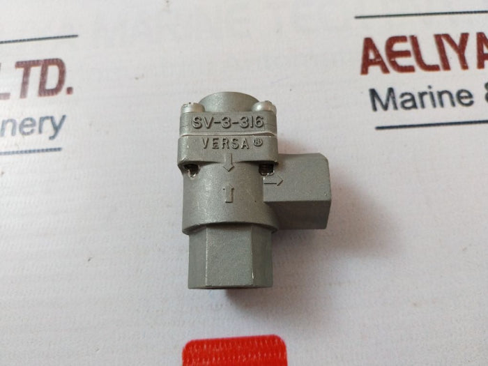 Versa Sv-3-316 3-way Air/hydraulic 1/4in Shuttle Valve 708920