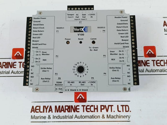 Vertx V100 Hid 70100Aep0N Door/Reader Interface 12-16V 1A, Rev: A.X