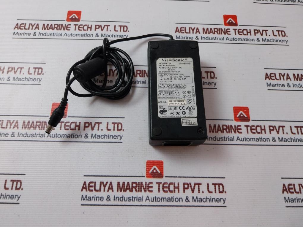 Viewsonic Hasu05F Ac Adapter 100-240V Ac 1.8A