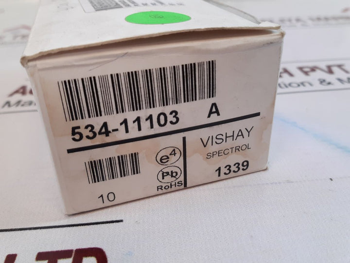 Vishay 534-11103 Potentiometer 534B1103Jcb