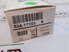 Vishay 534-11103 Potentiometer 534B1103Jcb