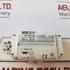 Lot Of 3X Vossloh schwabe l 18/20.722 ballast 166376 230V- 50 HZ TIS 23-2521