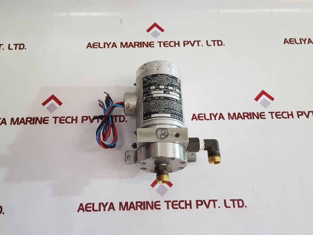 W.e. anderson h3s3sl pressure switch