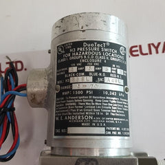 W.E. Anderson H3 S3Sl Pressure Switch 250Vac 5Amp