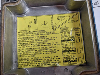 Wabco 3460565500 Pneumatik E/P Converter/ Regulator, 0691