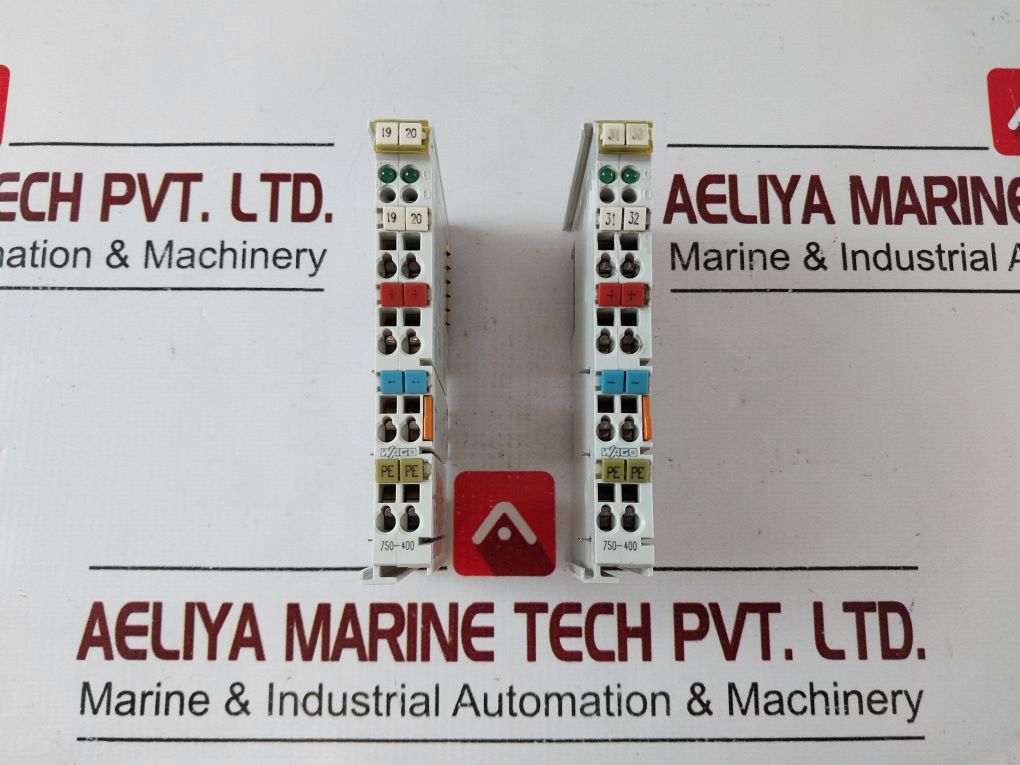 Wago 750-400 I/O Relay Module 24V Dc 4100--04----03