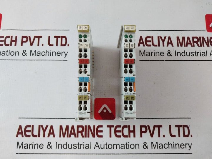 Wago 750-400 I/O Relay Module 24V Dc 4100--04----03
