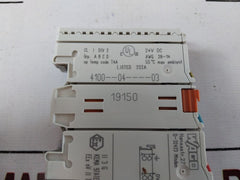 Wago 750-400 I/O Relay Module 24V Dc 4100--04----03