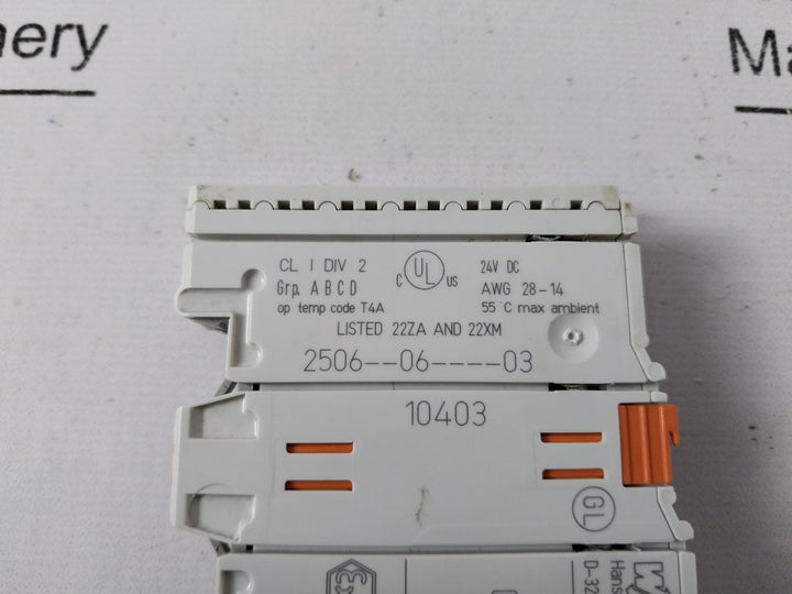 Wago 750-401 Digital Input Module 2506--06----03