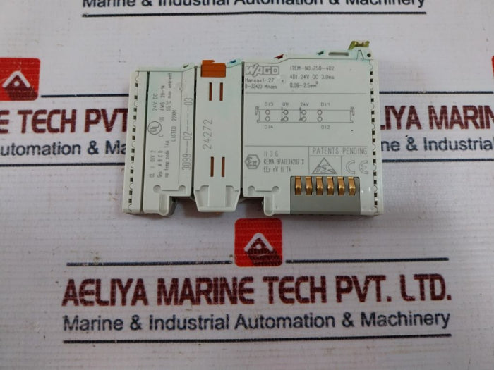 Wago 750-402 Digital Input Module 24V Dc 4-channel