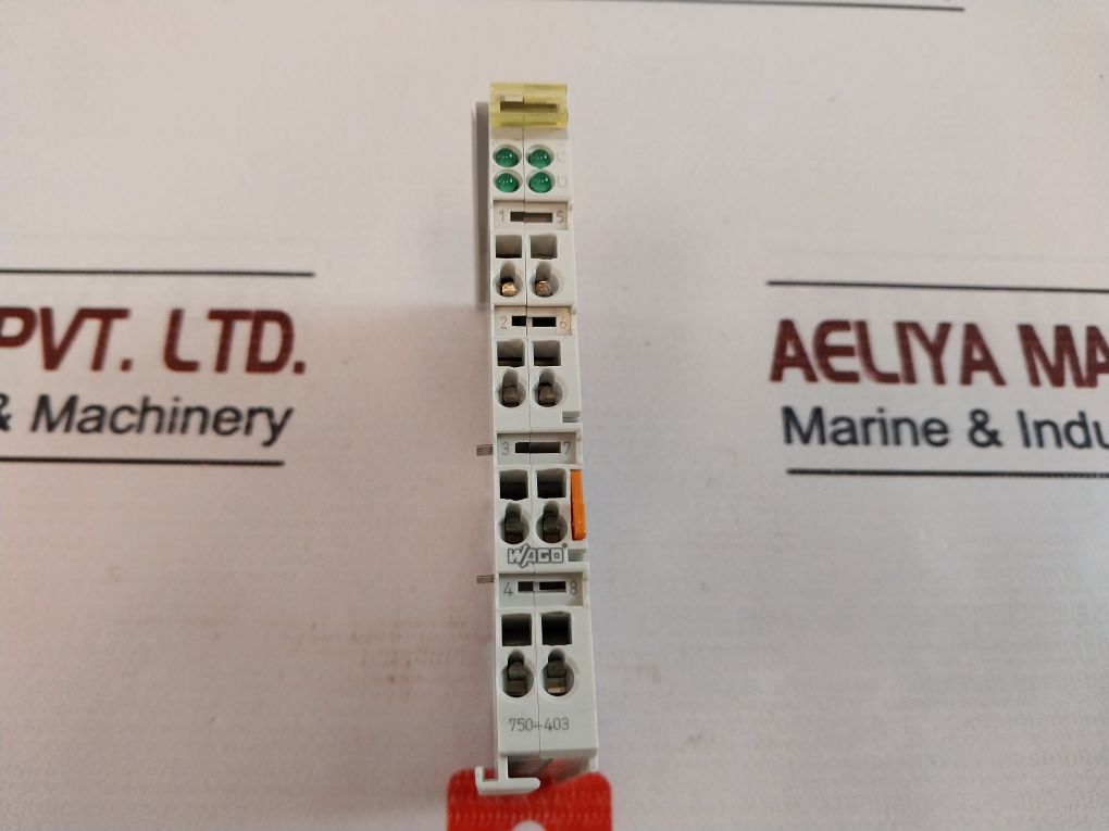 Wago 750-403 Plc Module Demko 08 Atex 142851X 24V Dc
